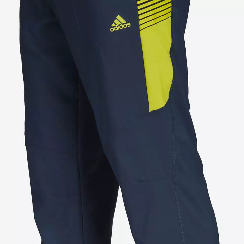 Adidas Men's Designed 2 Move Aeroready Pants Crew Navy/Acid Yellow