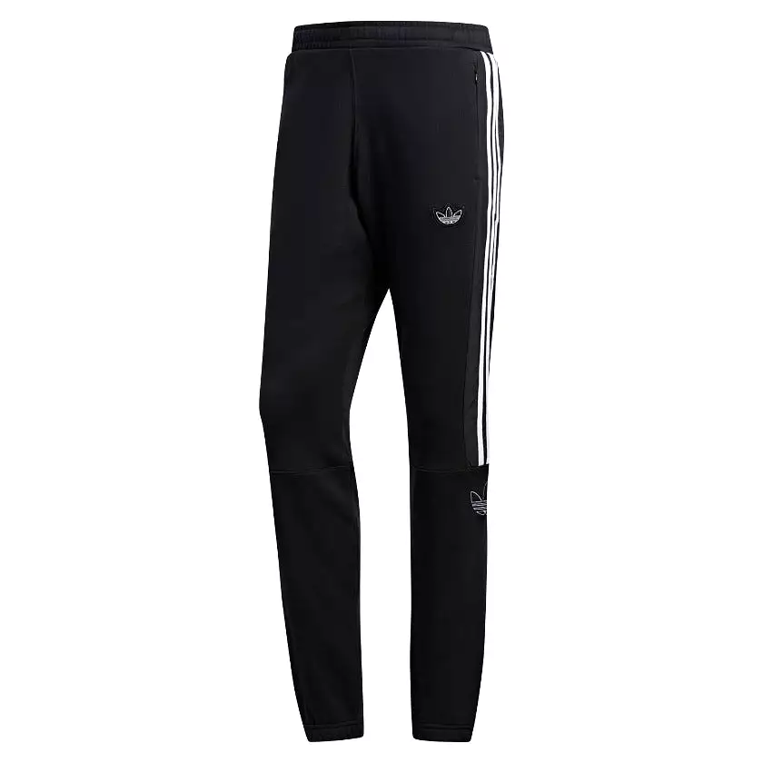 Adidas Originals Men's Outline Trefoil Joggers - Black