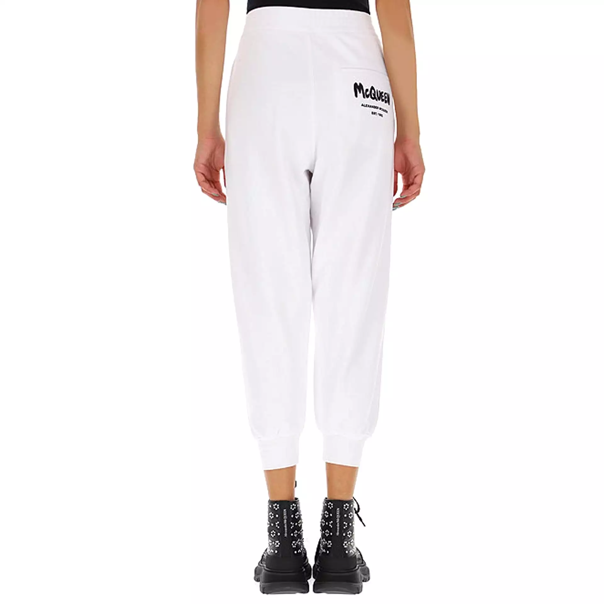 Alexander Mcqueen - Pantaloni da ginnastica in cotone con logo