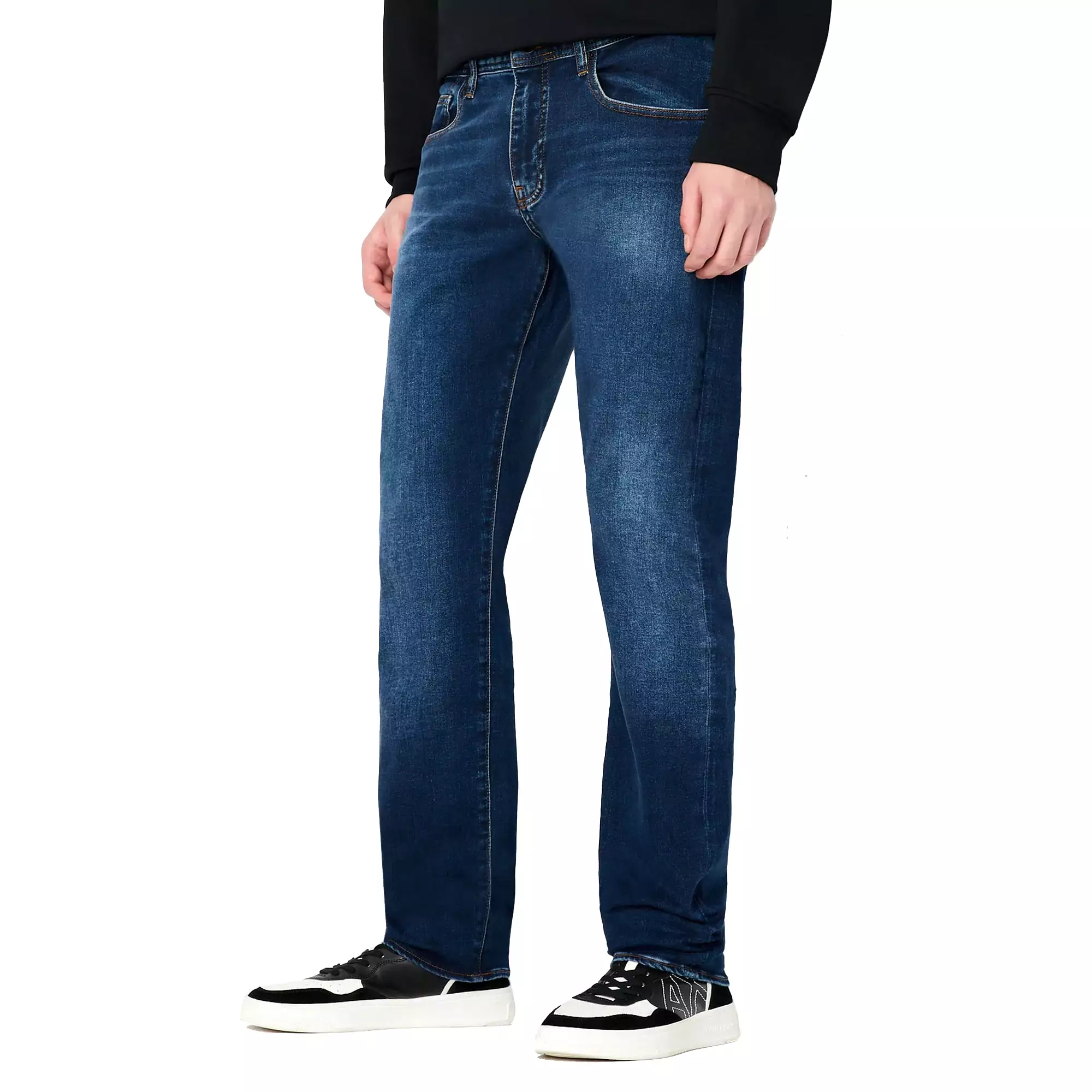 Armani Exchange J13 Slim Fit Jeans - Dark Blue Stretch