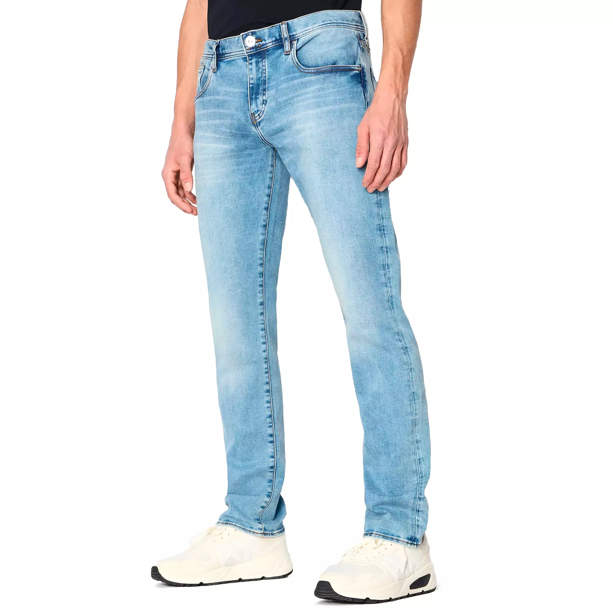 Armani Exchange J13 Slim Fit Jeans - Light Blue Stretch