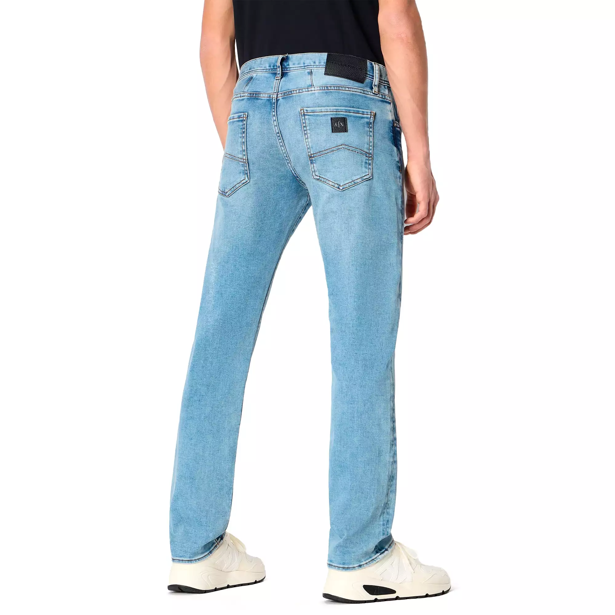 Armani Exchange J13 Slim Fit Jeans - Light Blue Stretch