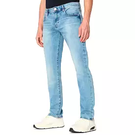 Armani Exchange J13 Slim Fit Jeans - Light Blue Stretch