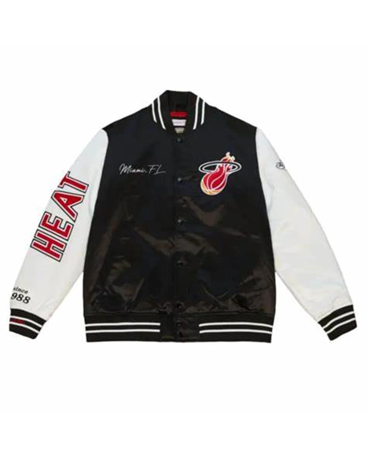 Betsy Marks Miami Heat Satin Jacket - William Jacket