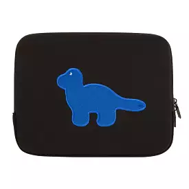 Black Blue Dinosaur embroidery Laptop Sleeves iPad 11 13 15inch Fitted Cases Pouches Protective Covers Purses Handbags Square Cu