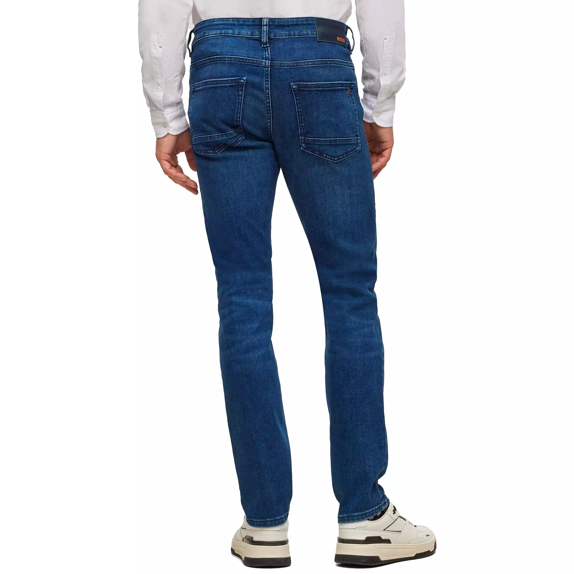 Boss Delaware Slim Fit Jeans - Dash Dark Blue Stretch