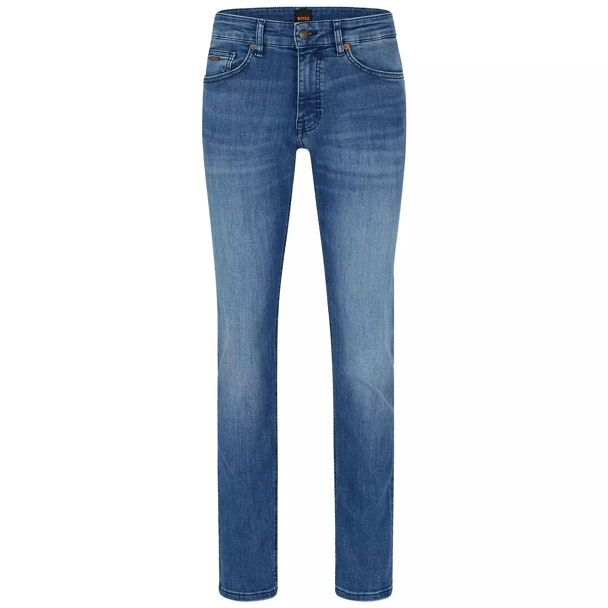 Boss Delaware Slim Fit Jeans - Film Light Blue Stretch