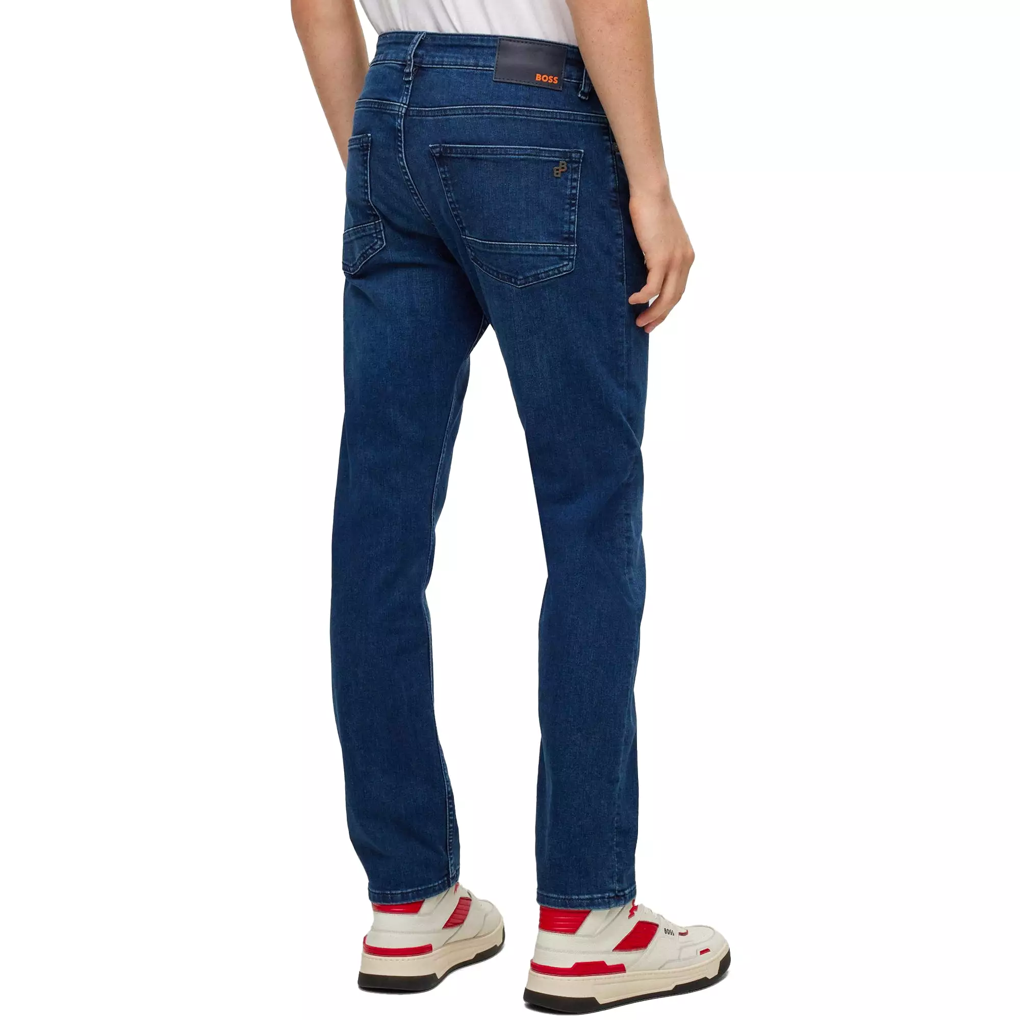 Boss Delaware Slim Fit Jeans - House Dark Blue Stretch