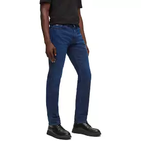 Boss Delaware Slim Fit Jeans - Mid Blue Stretch