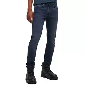 Boss Delaware Slim Fit Jeans - Moody Dark Blue Stretch