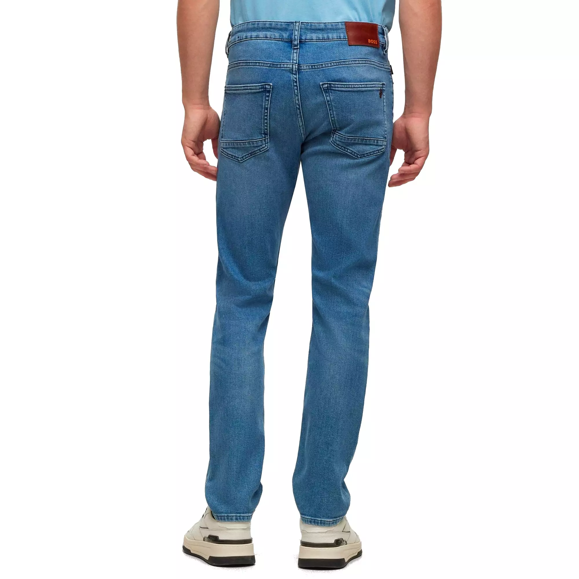 Boss Delaware Slim Fit Jeans - Peak Light Blue Stretch