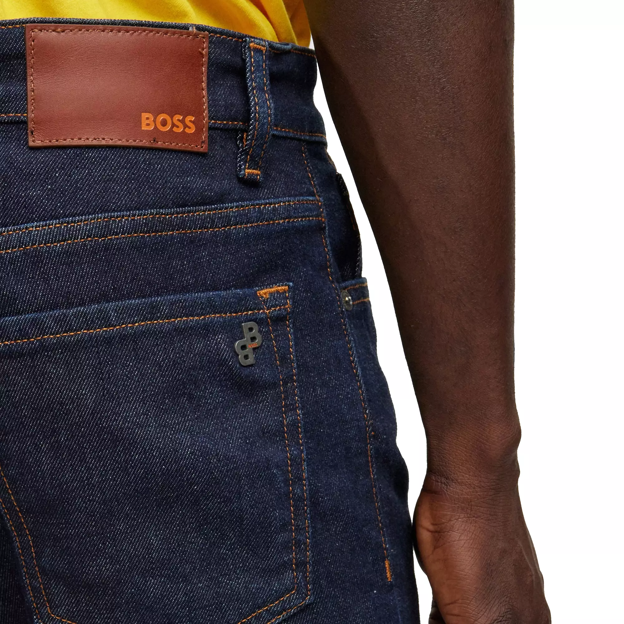 Boss ReMaine Regular Fit Jeans - BC-C Rinse Dark Blue