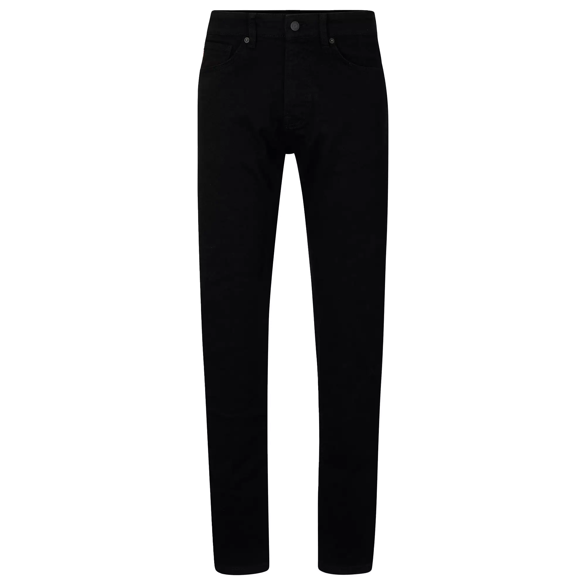 Boss ReMaine Regular Fit Jeans - Cobra Stay Black Stretch