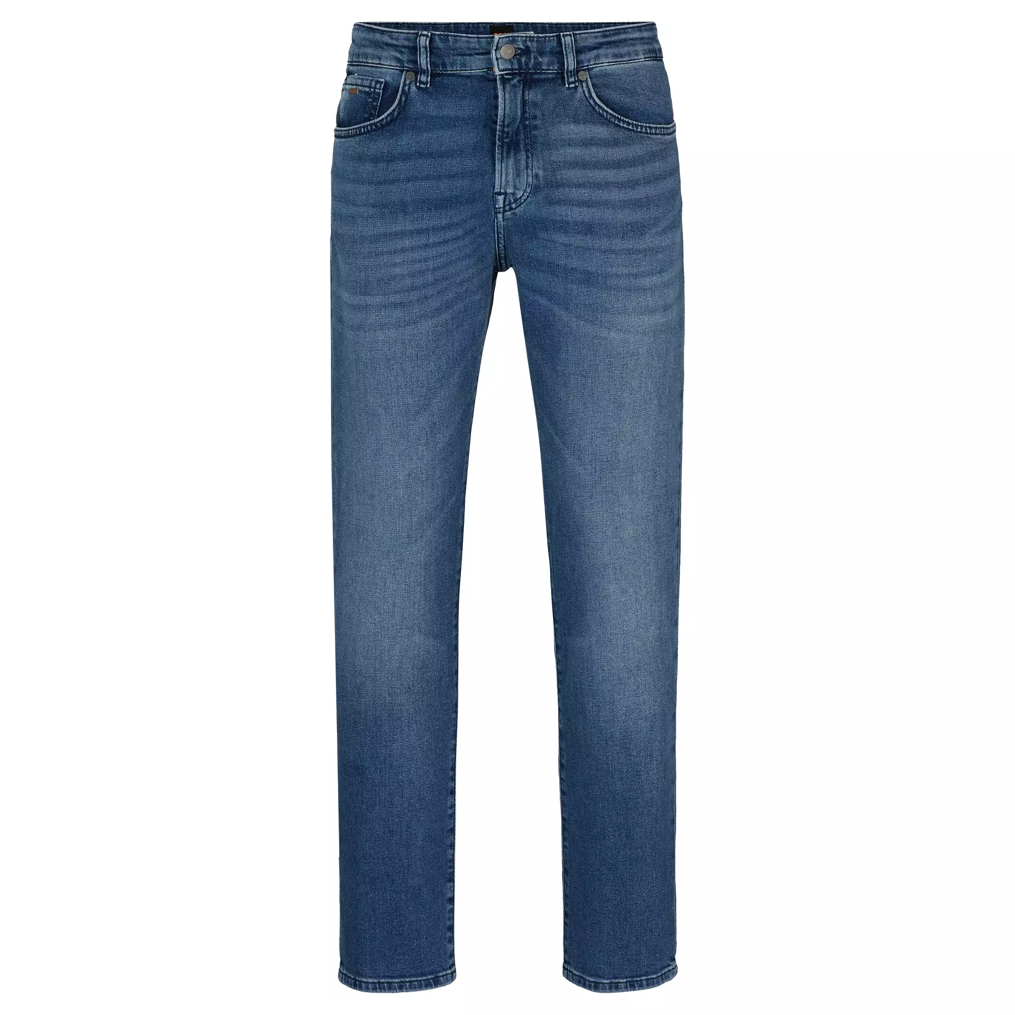 Boss ReMaine Regular Fit Jeans - Compass Mid Blue Stretch