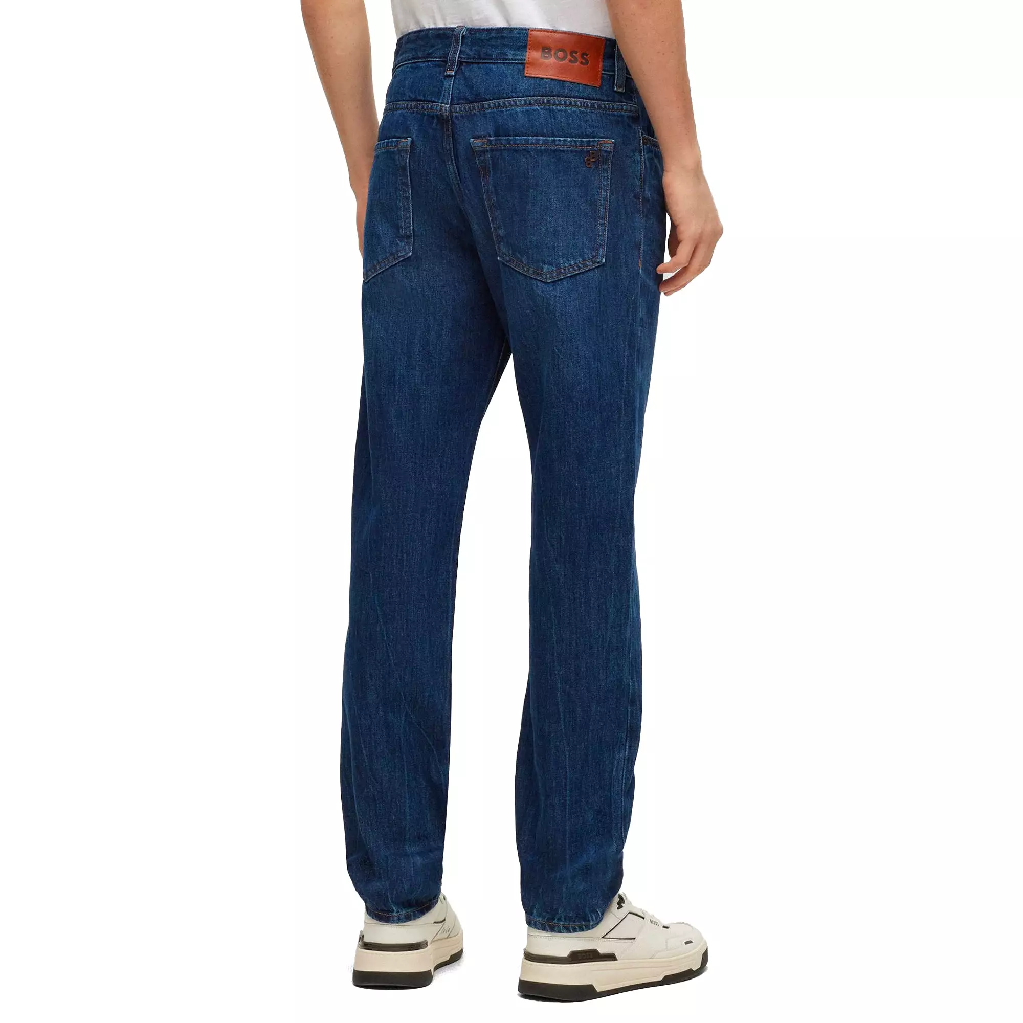 Boss ReMaine Regular Fit Jeans - Roots Dark Blue