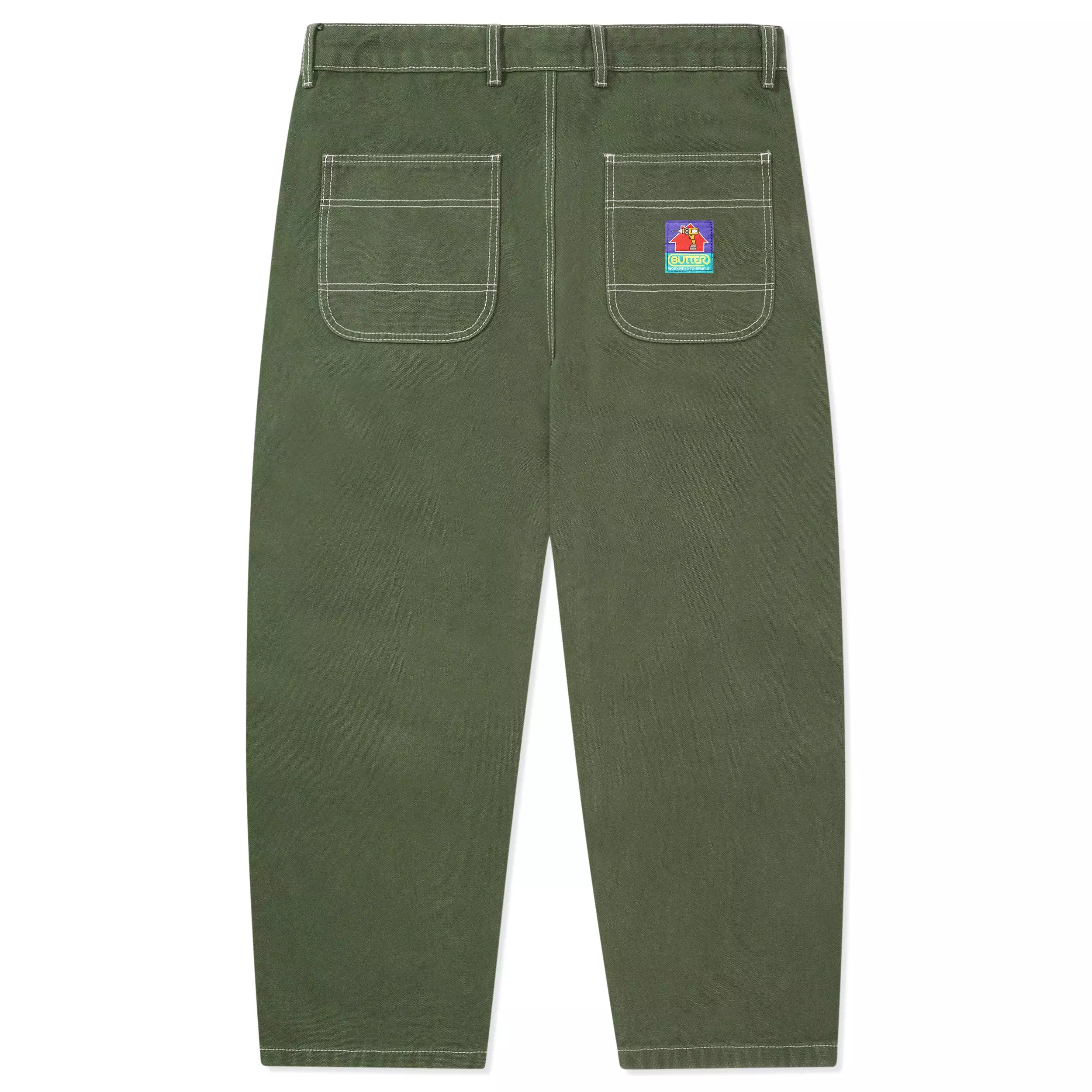 Butter Goods Work Double Knee Pants Washed Army