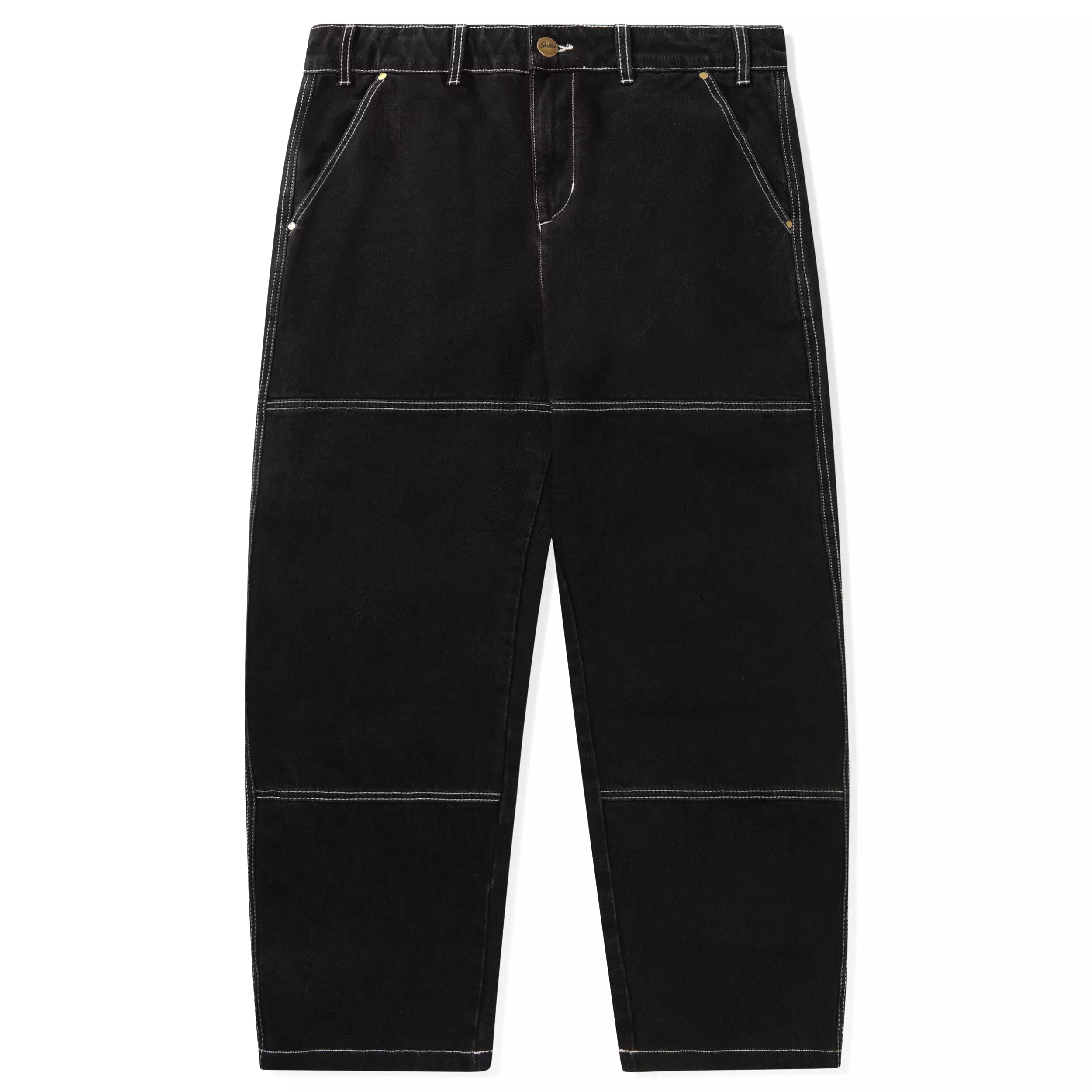 Butter Goods Work Double Knee Pants Washed Black