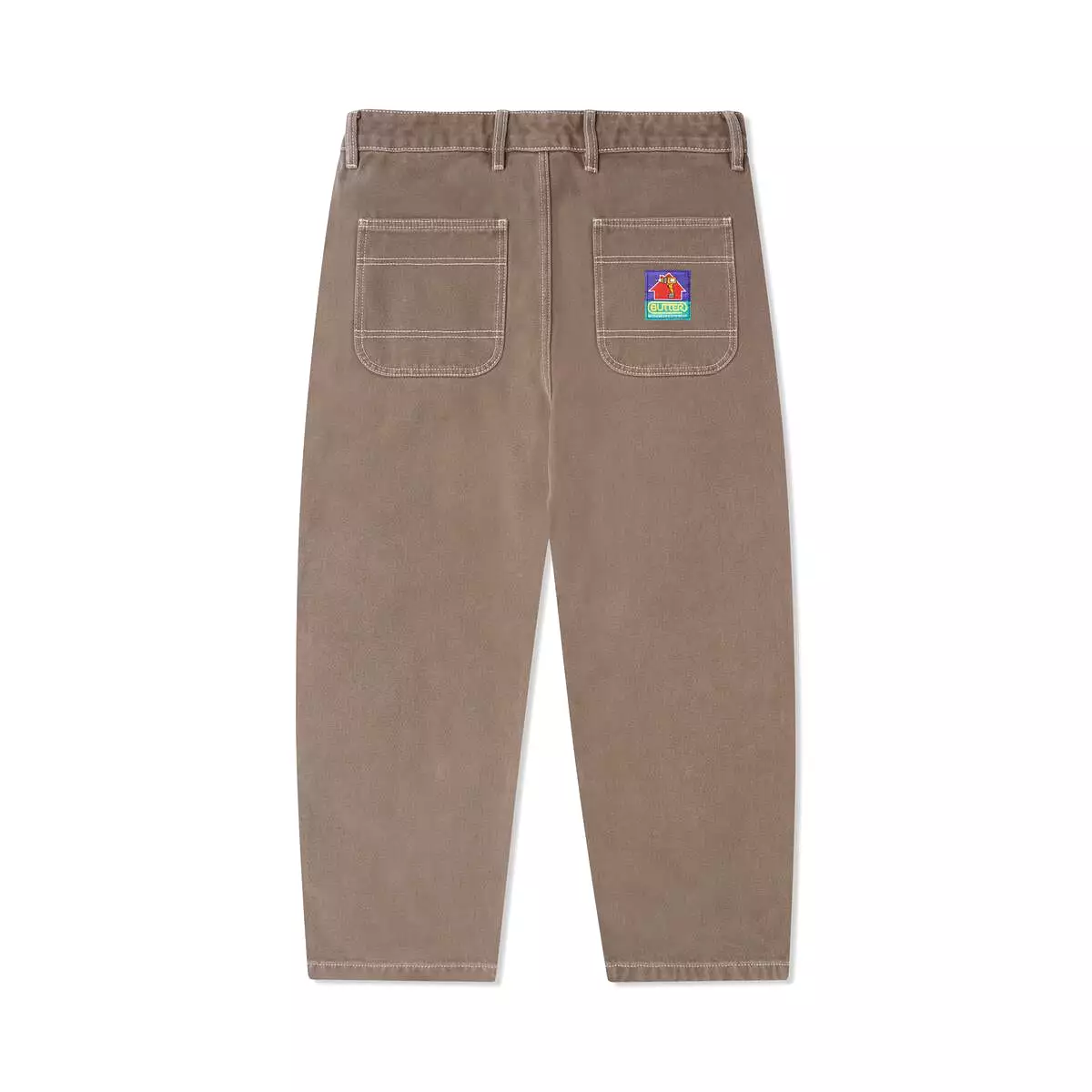 Butter Goods Work Double Knee Pants Washed Brown