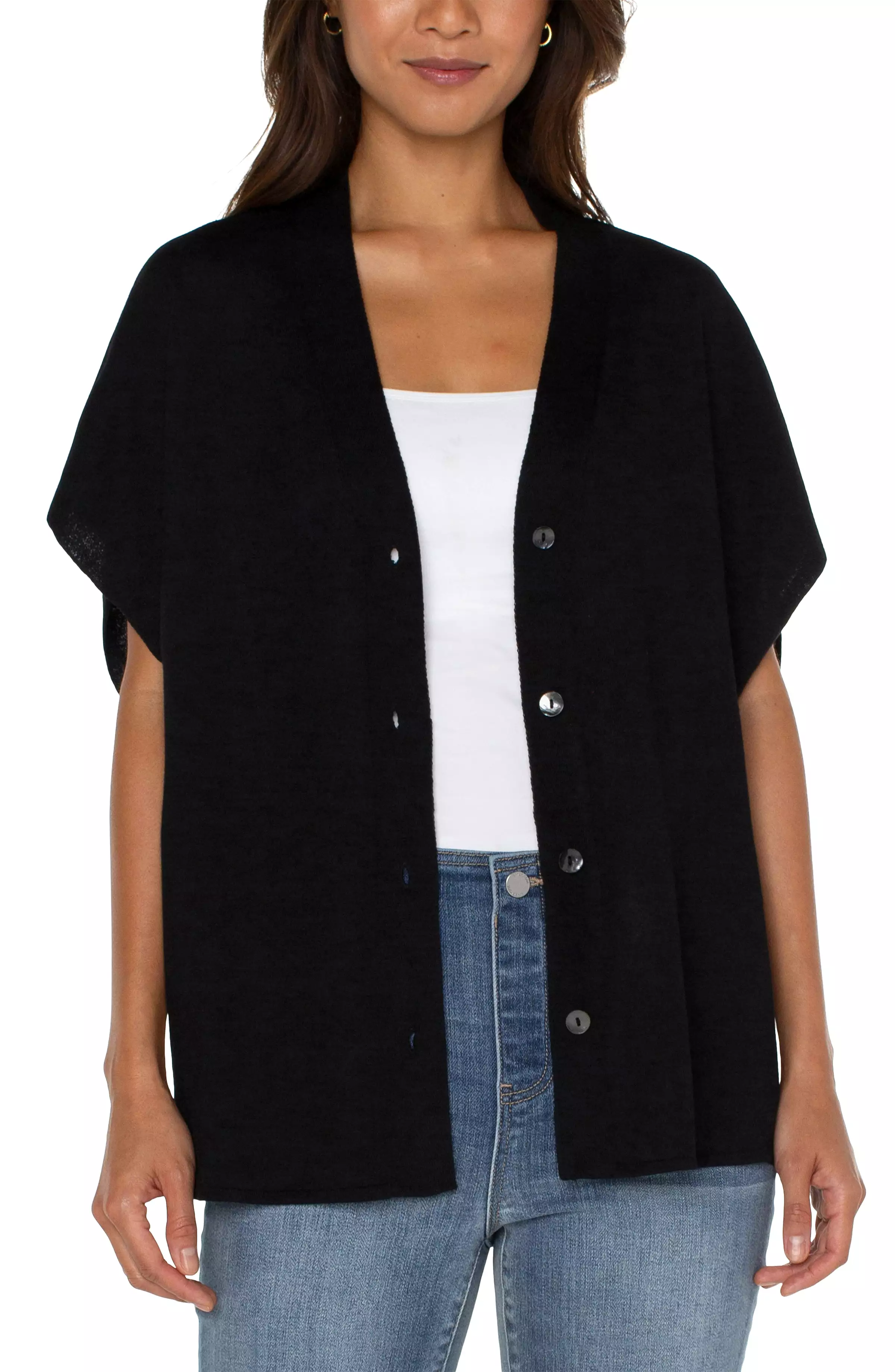 Button Front Dolman Cardigan Sweater-Liverpool