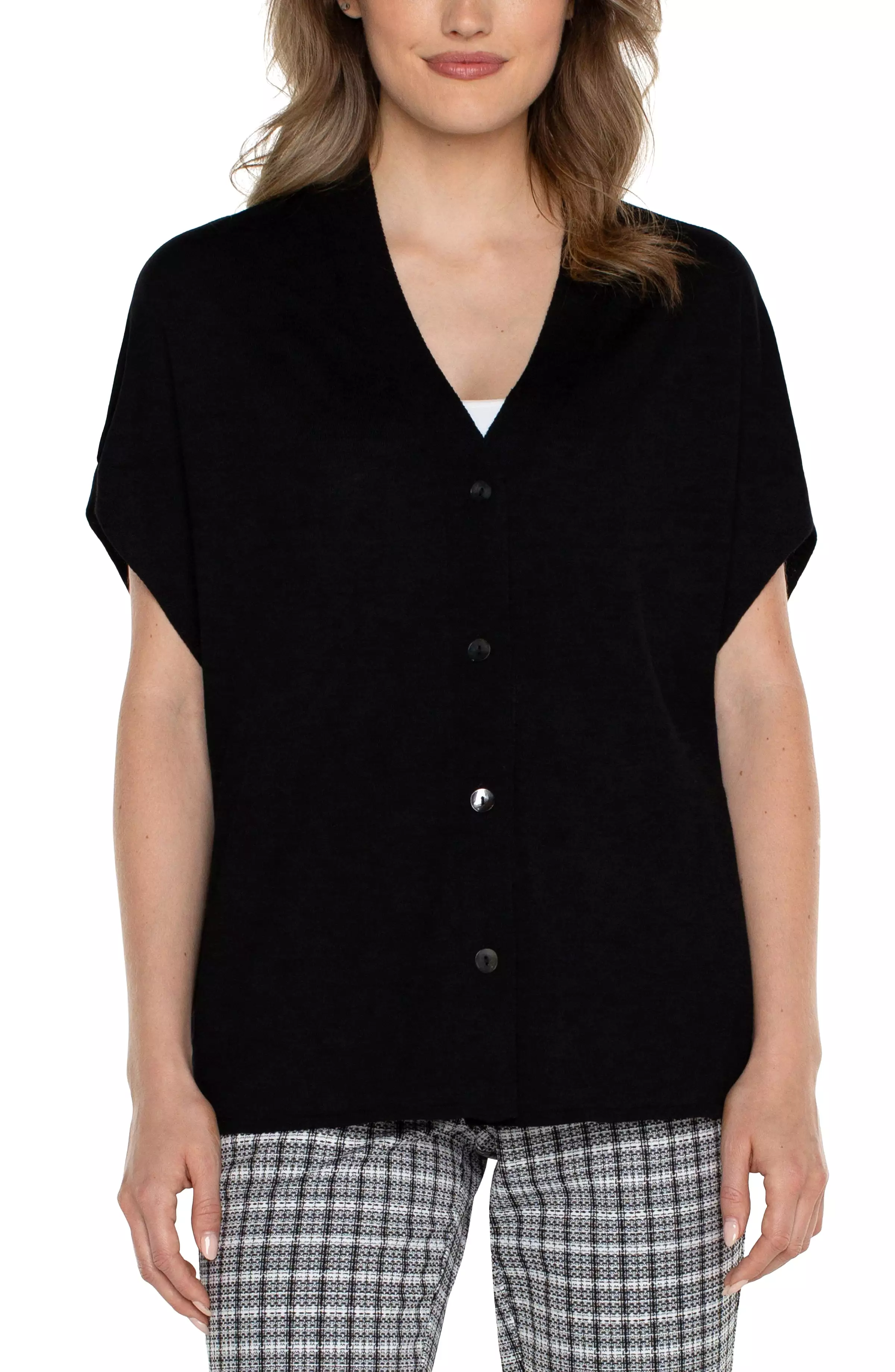 Button Front Dolman Cardigan Sweater-Liverpool