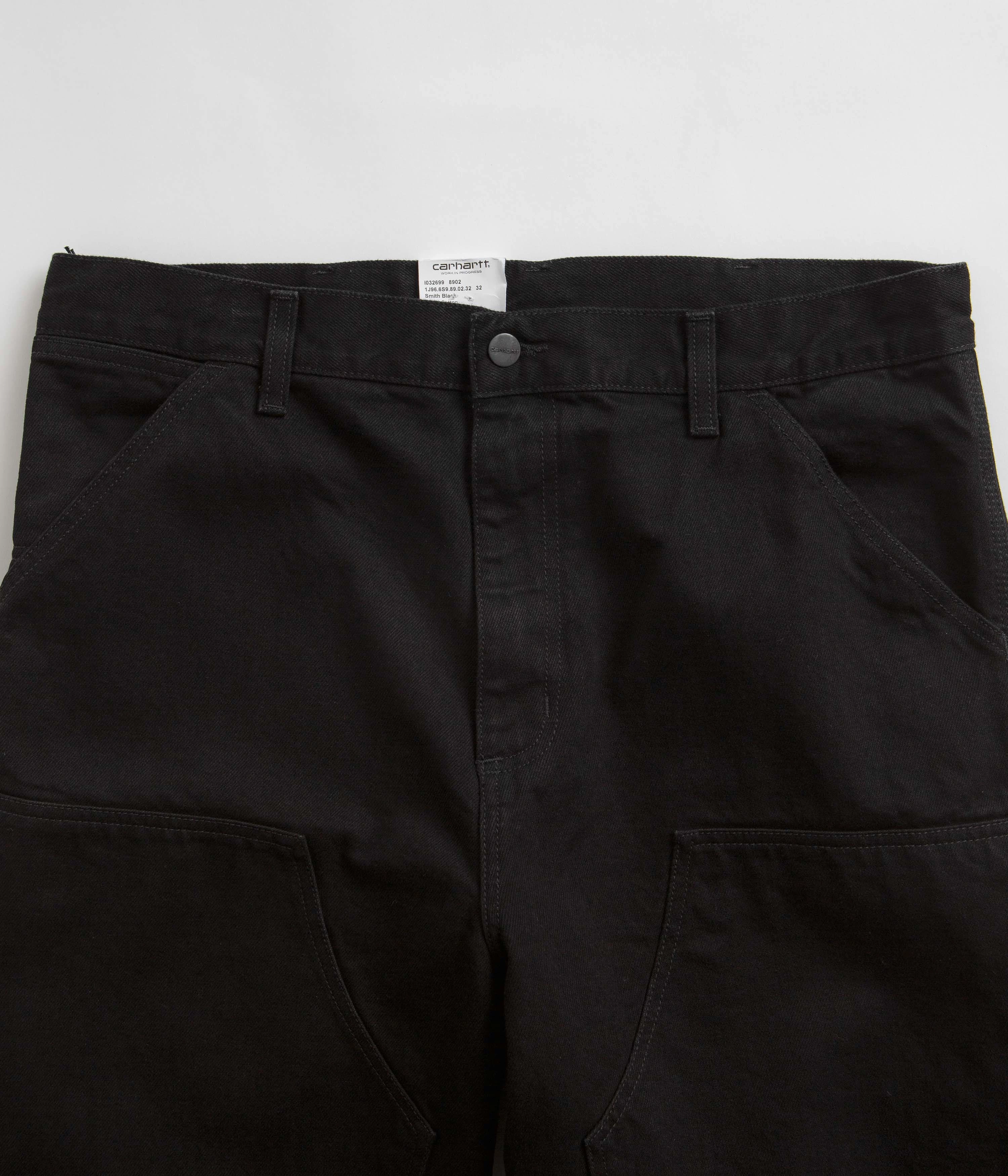 Carhartt Denim Double Knee Pants - Black Rinsed