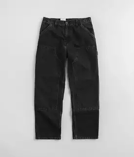 Carhartt Denim Double Knee Pants - Black Stone Washed