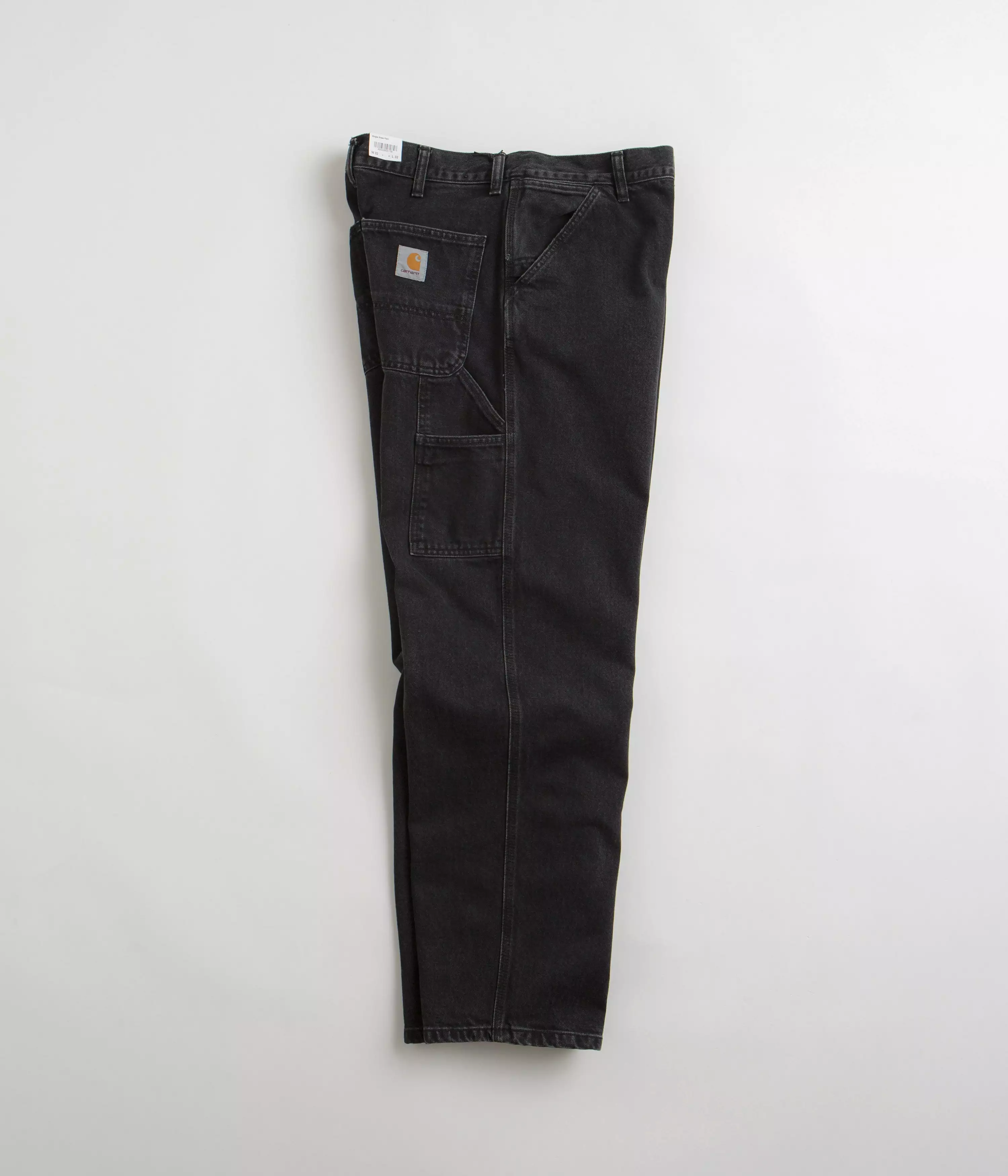 Carhartt Denim Single Knee Pants - Black Stone Washed