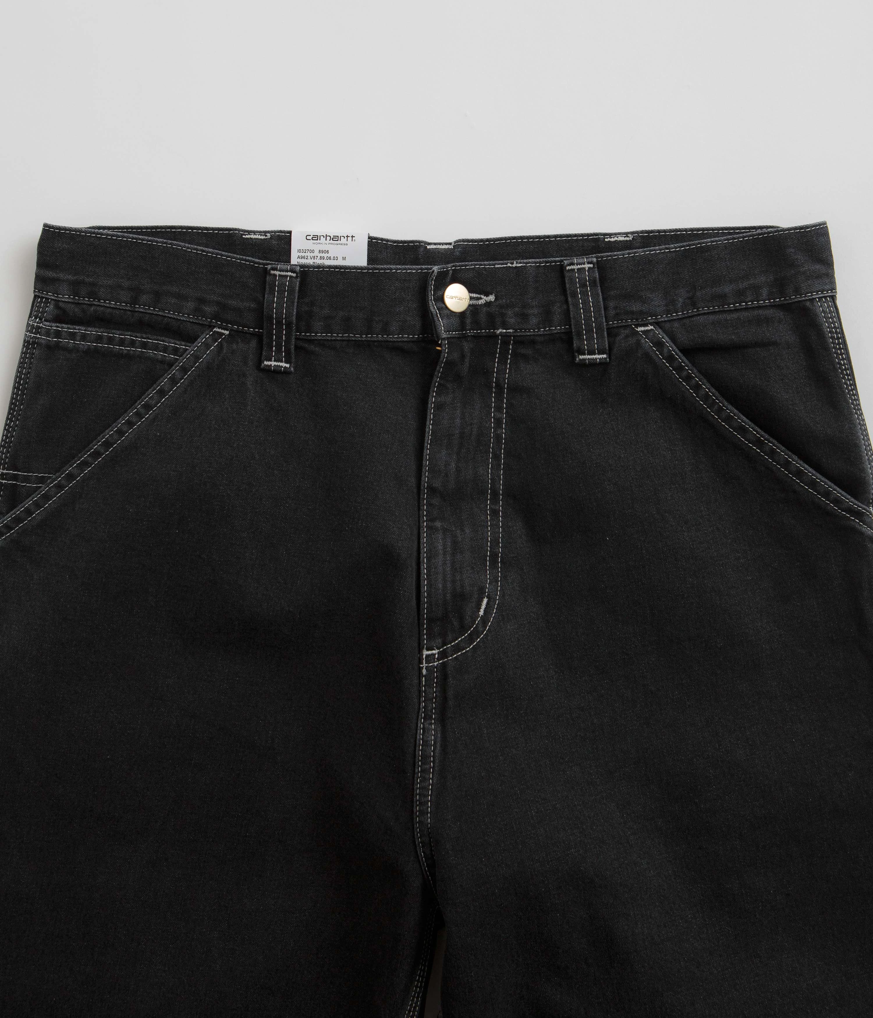 Carhartt OG Single Knee Pants - Stone Washed Black