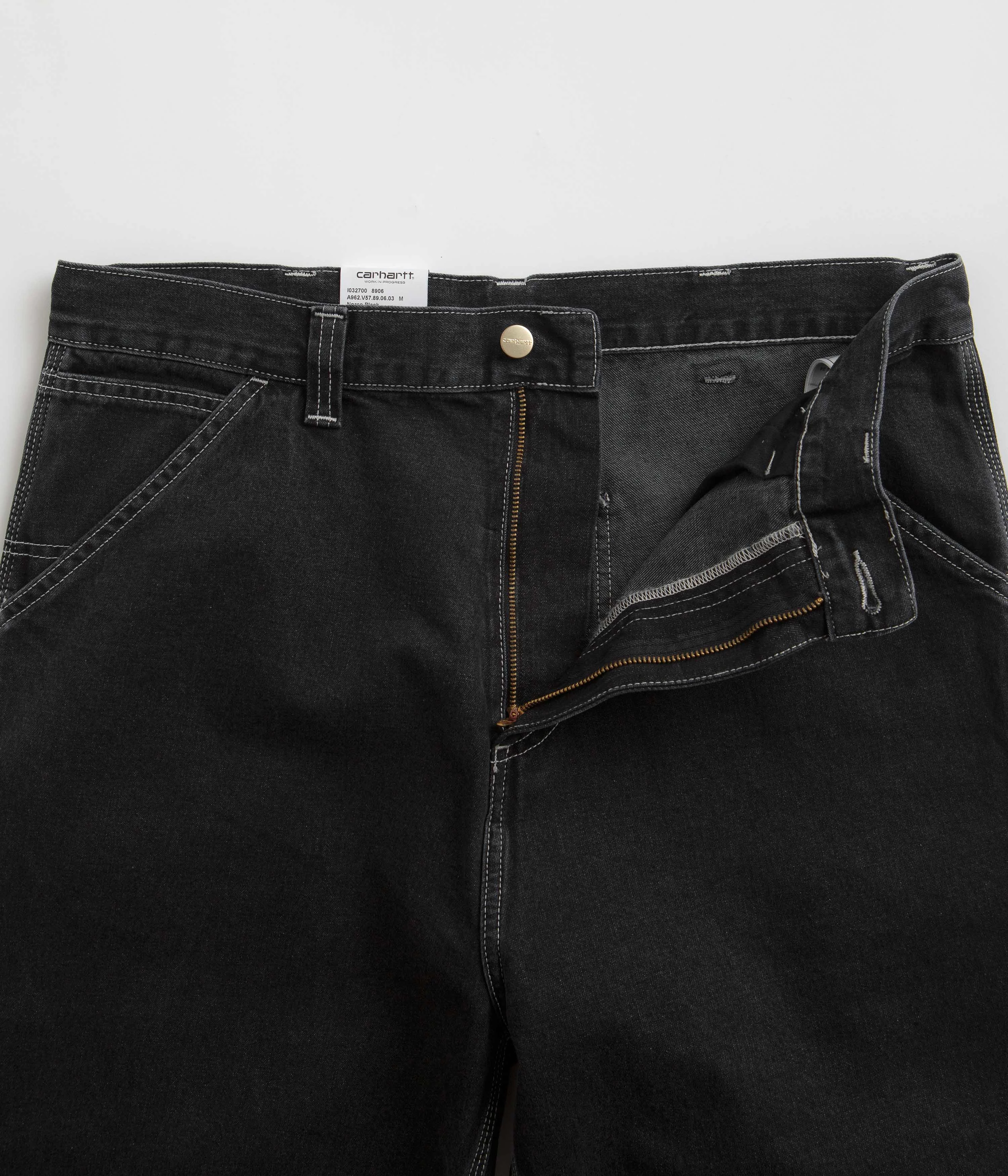 Carhartt OG Single Knee Pants - Stone Washed Black