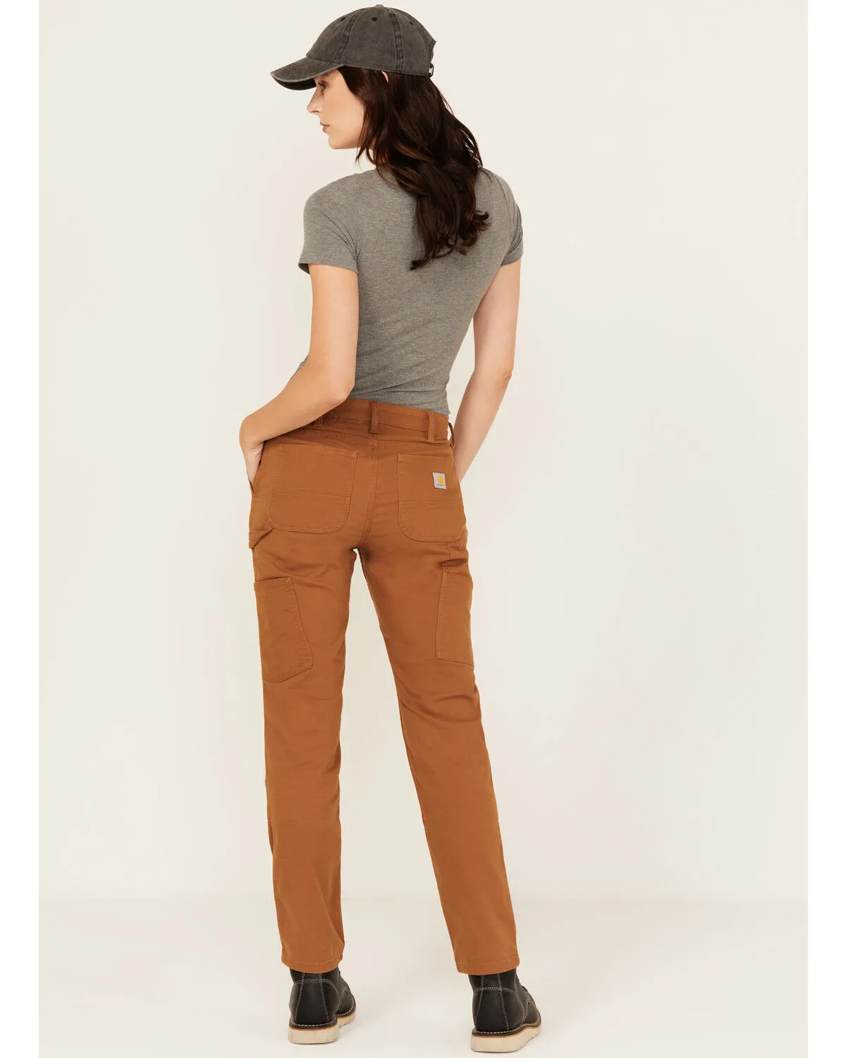 Carhartt Women's Rugged Flex® Double-Knee Relaxed Fit Canvas Work Pants