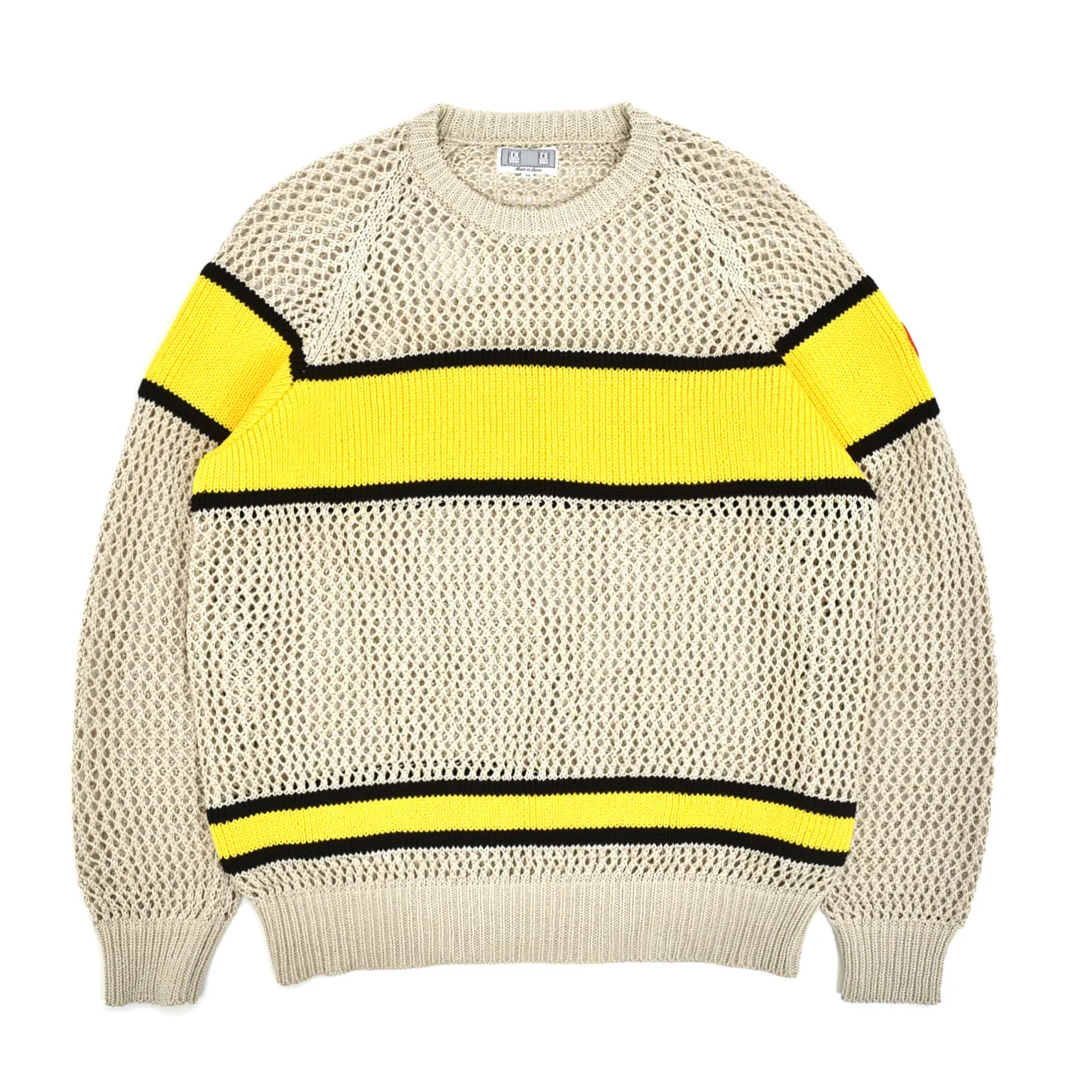 Cav Empt 'Yellow Stripe' Loose Knit Sweater