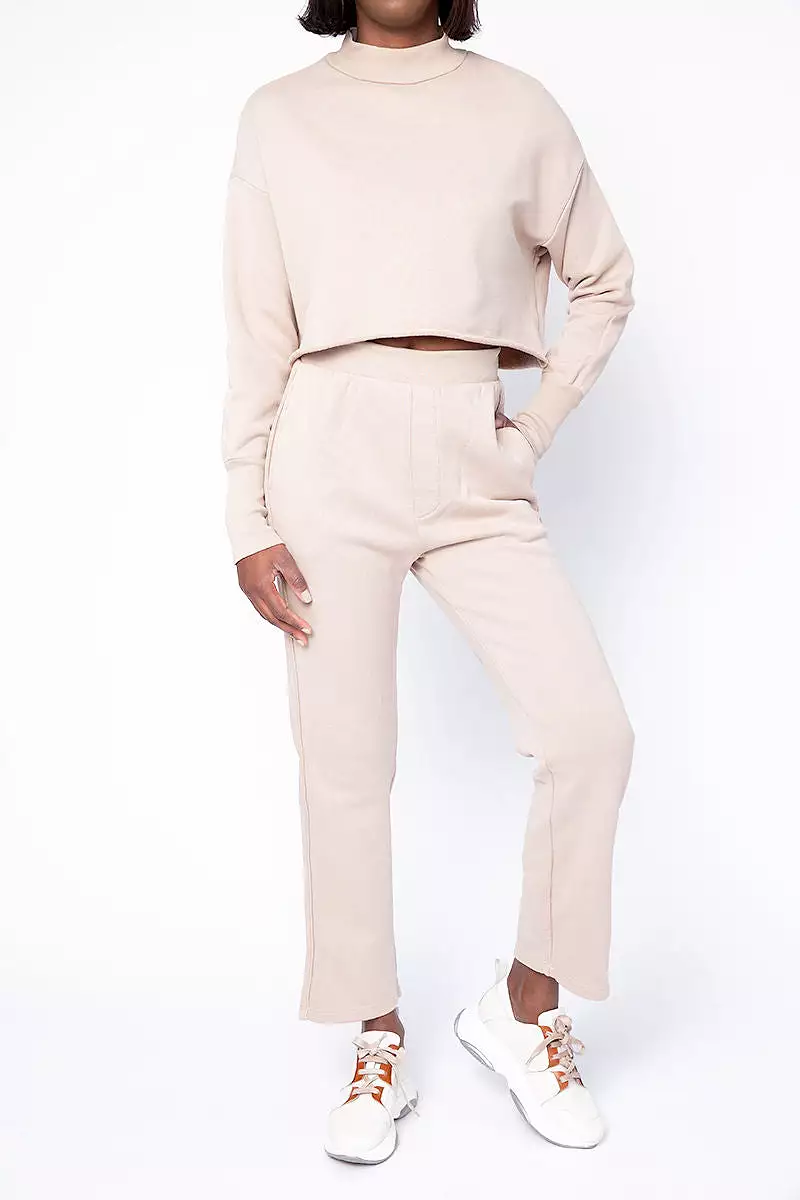 Clarence Relaxed Track Pants in Bisquet