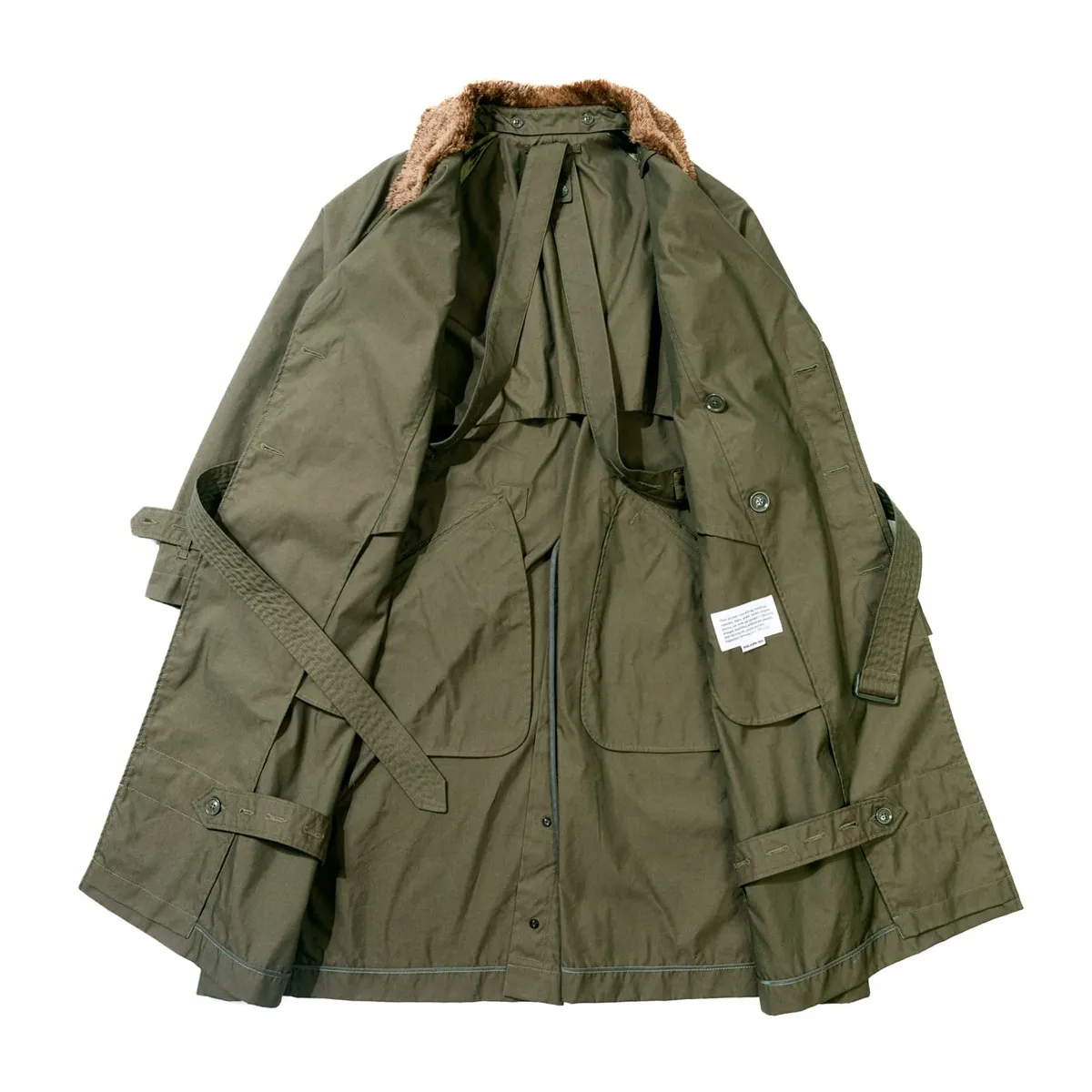 CP Weather Poplin Storm Coat - Olive