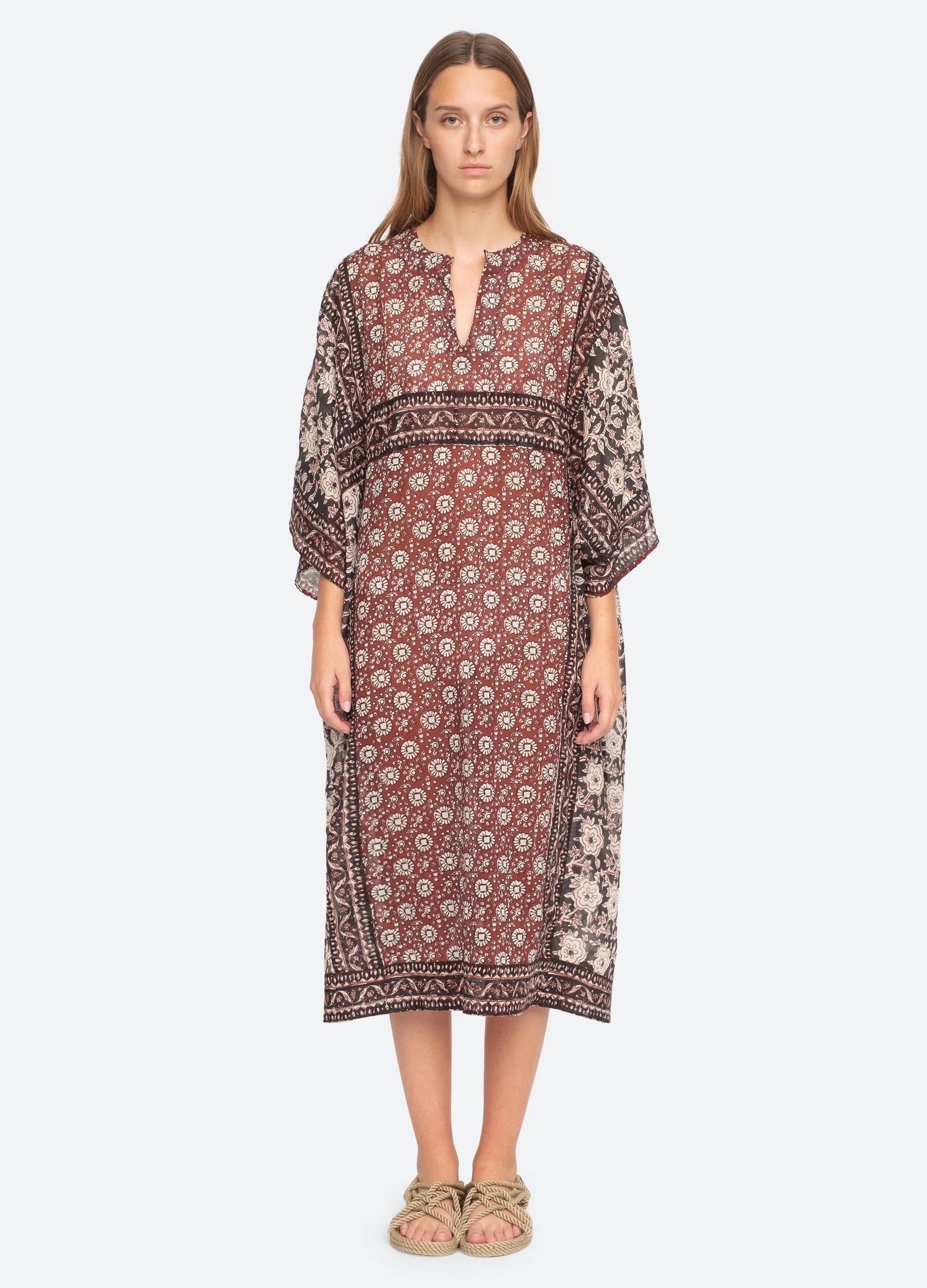 Danae Print Caftan