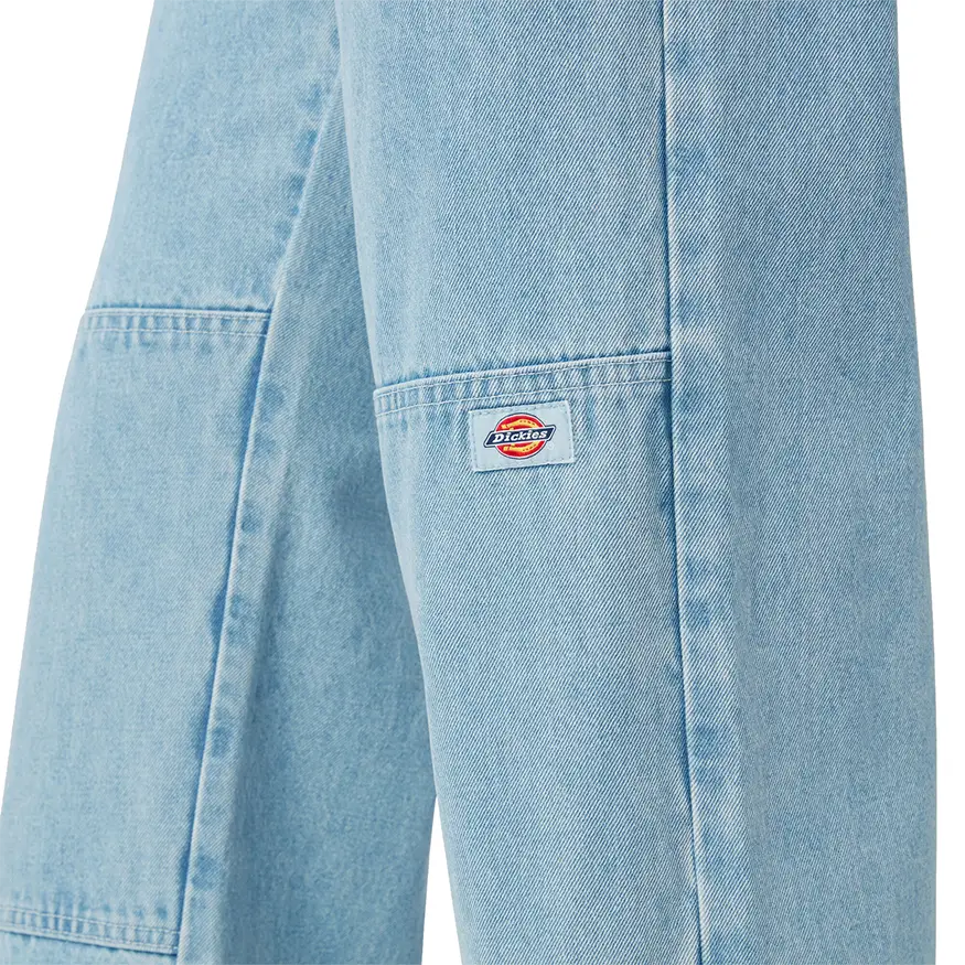 Dickies Loose Fit Double Knee Pants - Light Denim