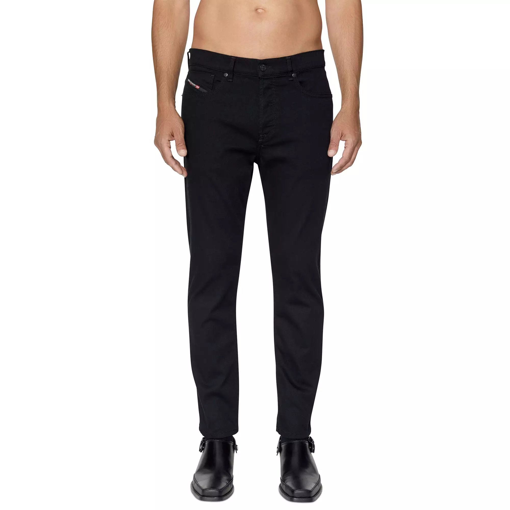 Diesel D-Fining 69YP Tapered Fit Jeans - Black