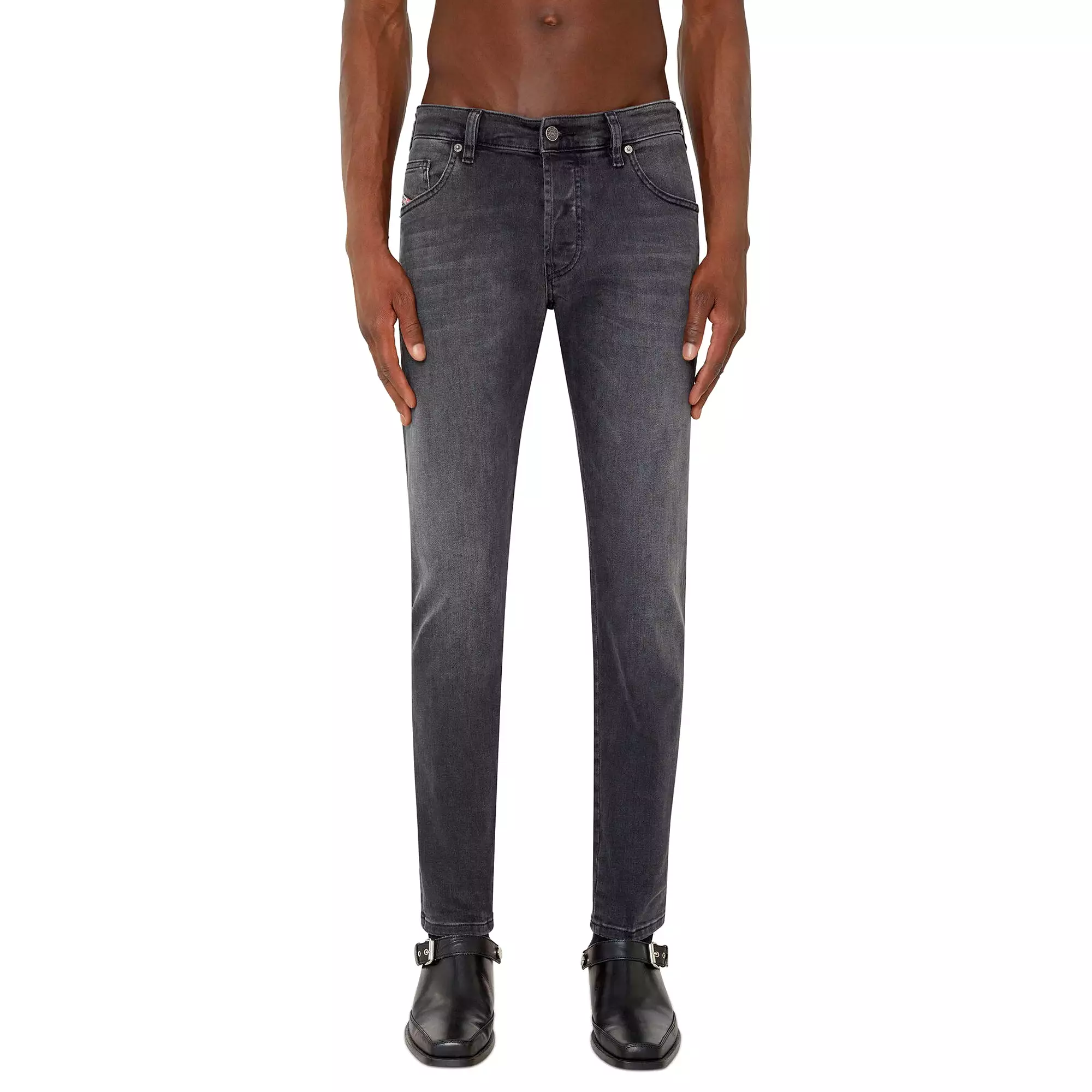 Diesel D-Yennox 0IHAV Tapered Fit Jeans - Grey