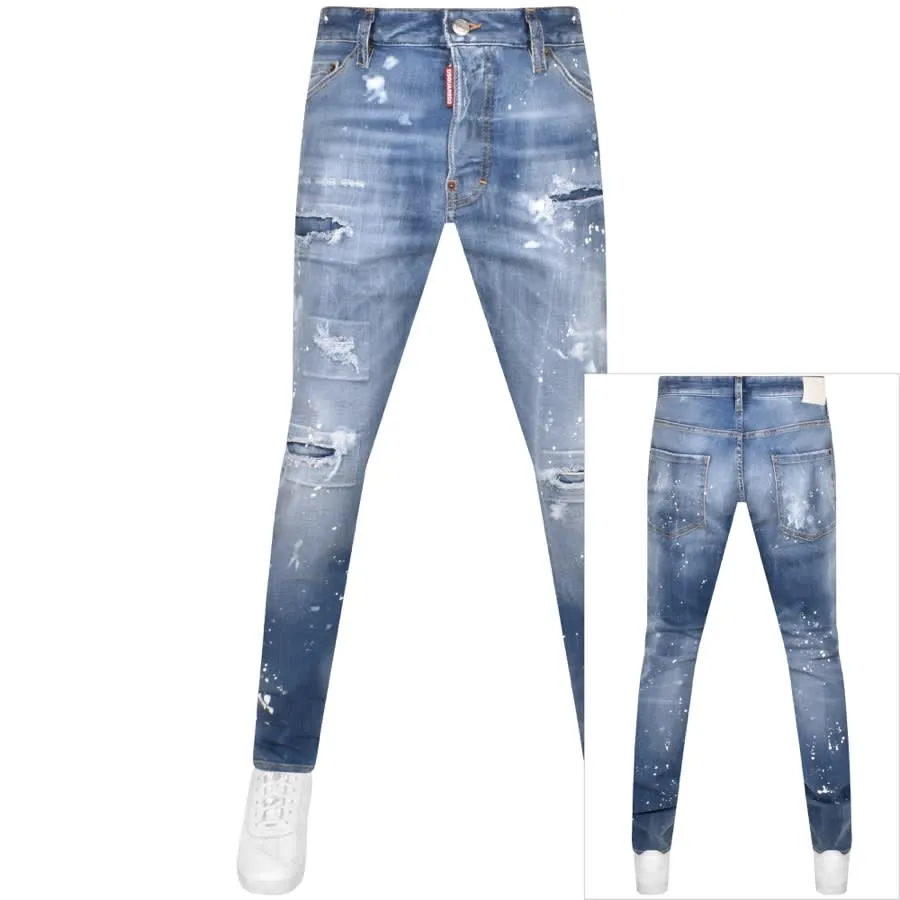 DSQUARED2 Cool Guy Slim Fit Jeans Blue