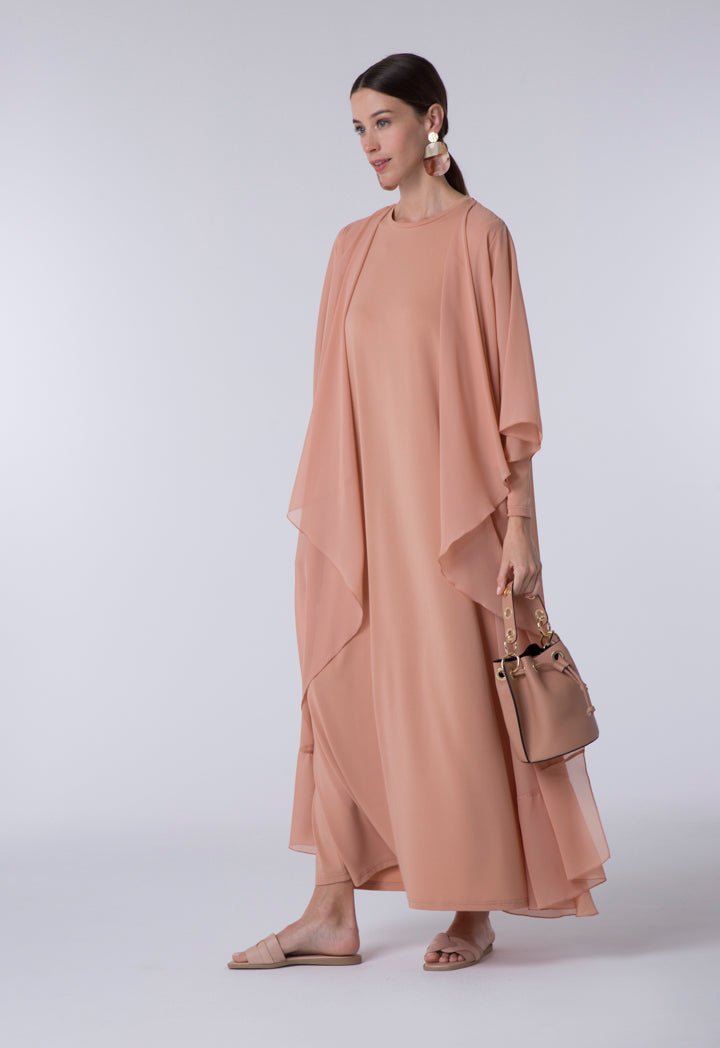 Flounce Outer Combo Abaya