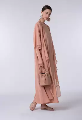 Flounce Outer Combo Abaya