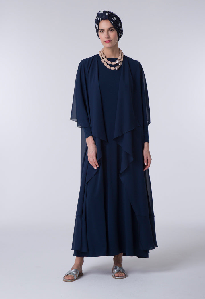 Flounce Outer Combo Abaya