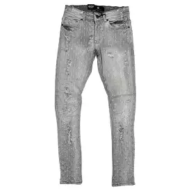 Focus Repeat Grey Slim Fit Jeans (3472)