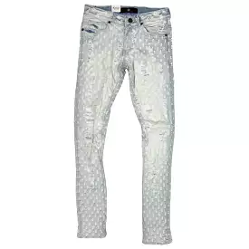 Focus Repeat Light Wash Slim Fit Jeans (3472)