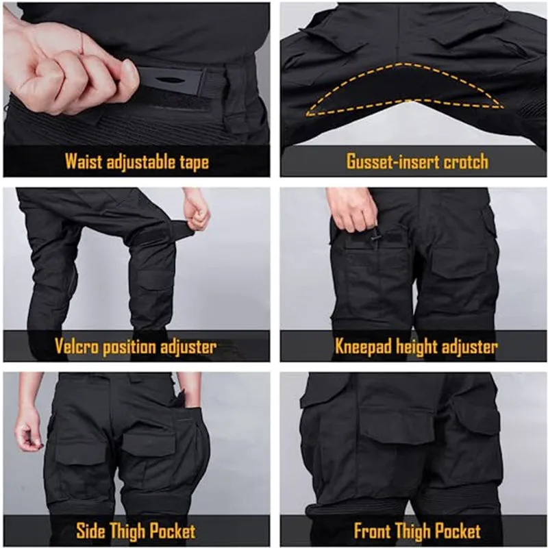 G3 Pro Combat Pants with Knee Pads Rip-Stop Tactical Pants