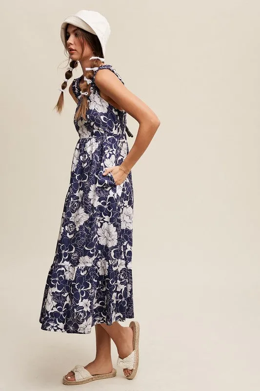 Jami Floral Tiered Maxi Dress