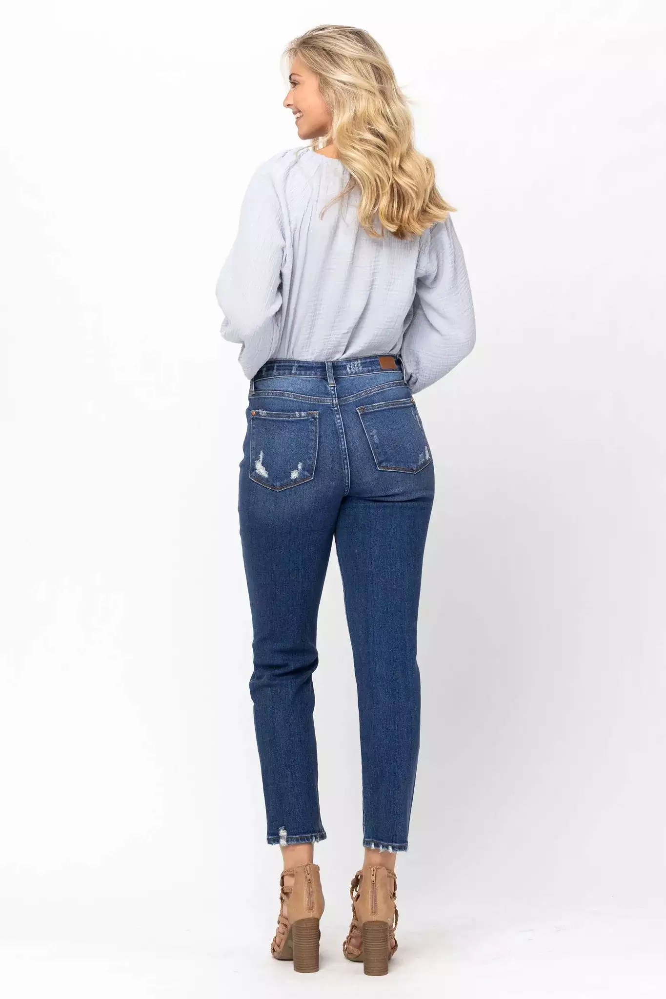 Judy Blue High Waist Front Yoke Slim Fit Jeans