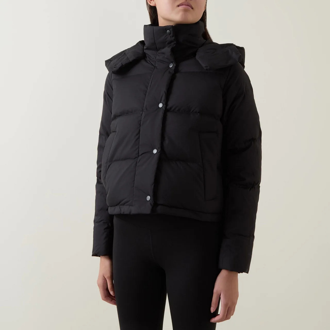 LULULEMON Wunder Puff Cropped Jacket - Black