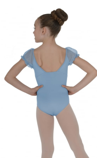 Mirella Child Puff Sleeve Leotard - M346C