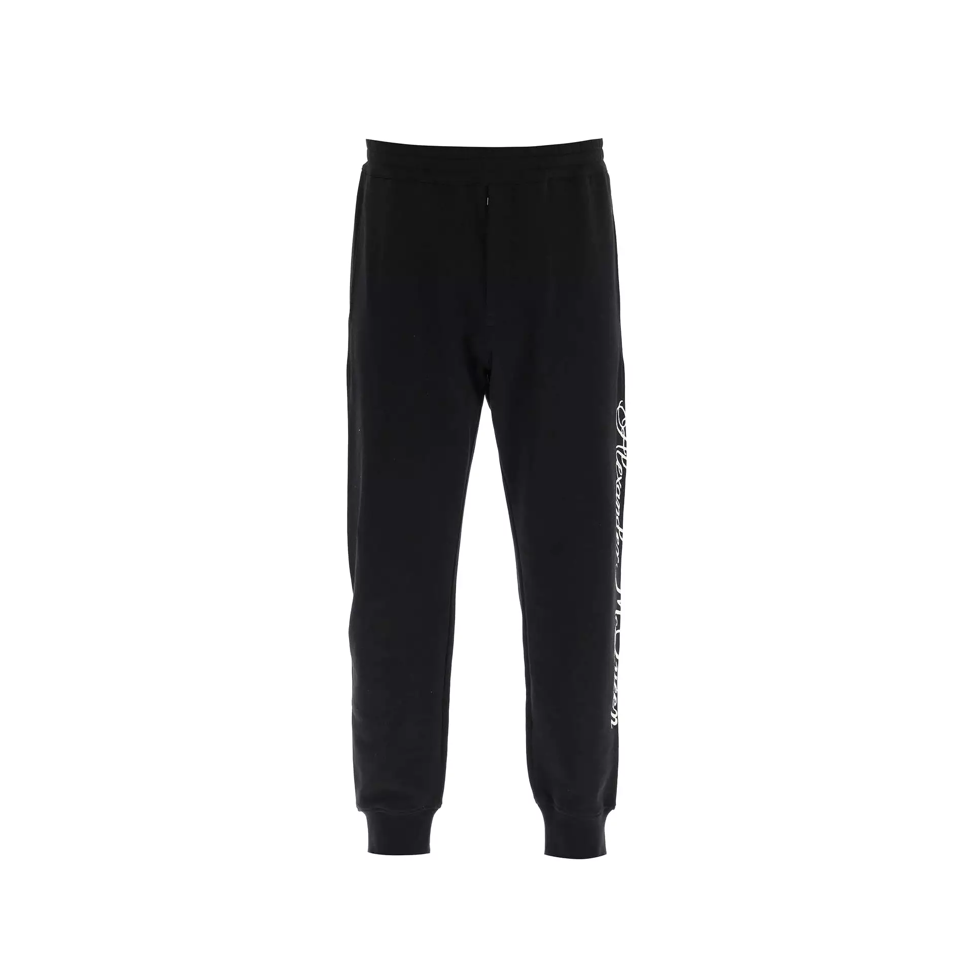 Pantaloni in cotone con logo Alexander Mcqueen