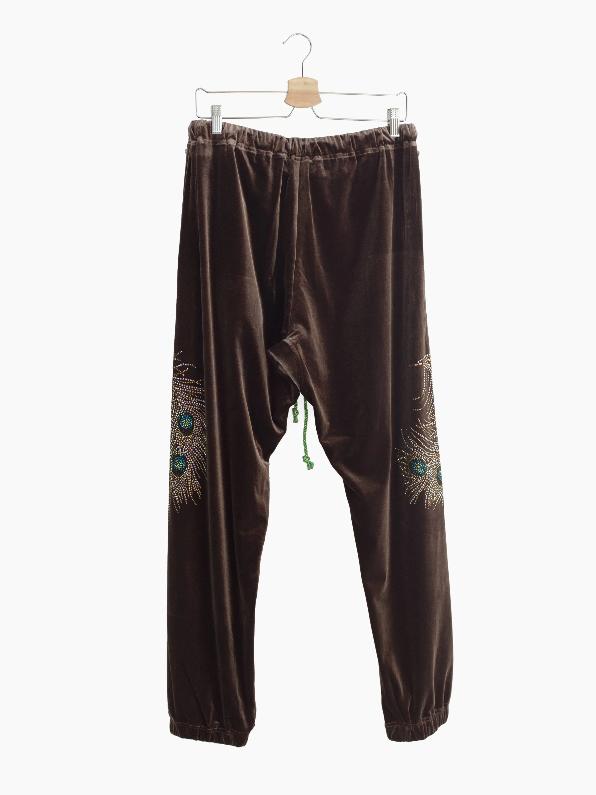 Penultimate AW21 Velour Embellished Track Pants